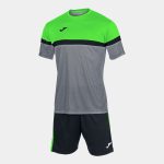 SET DANUBIO GRIS MELANGE VERDE FLÚOR