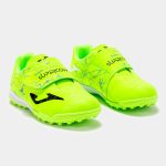 SUPER COPA JR AMARILO FLÚOR TURF VELCRO - Imagen 2